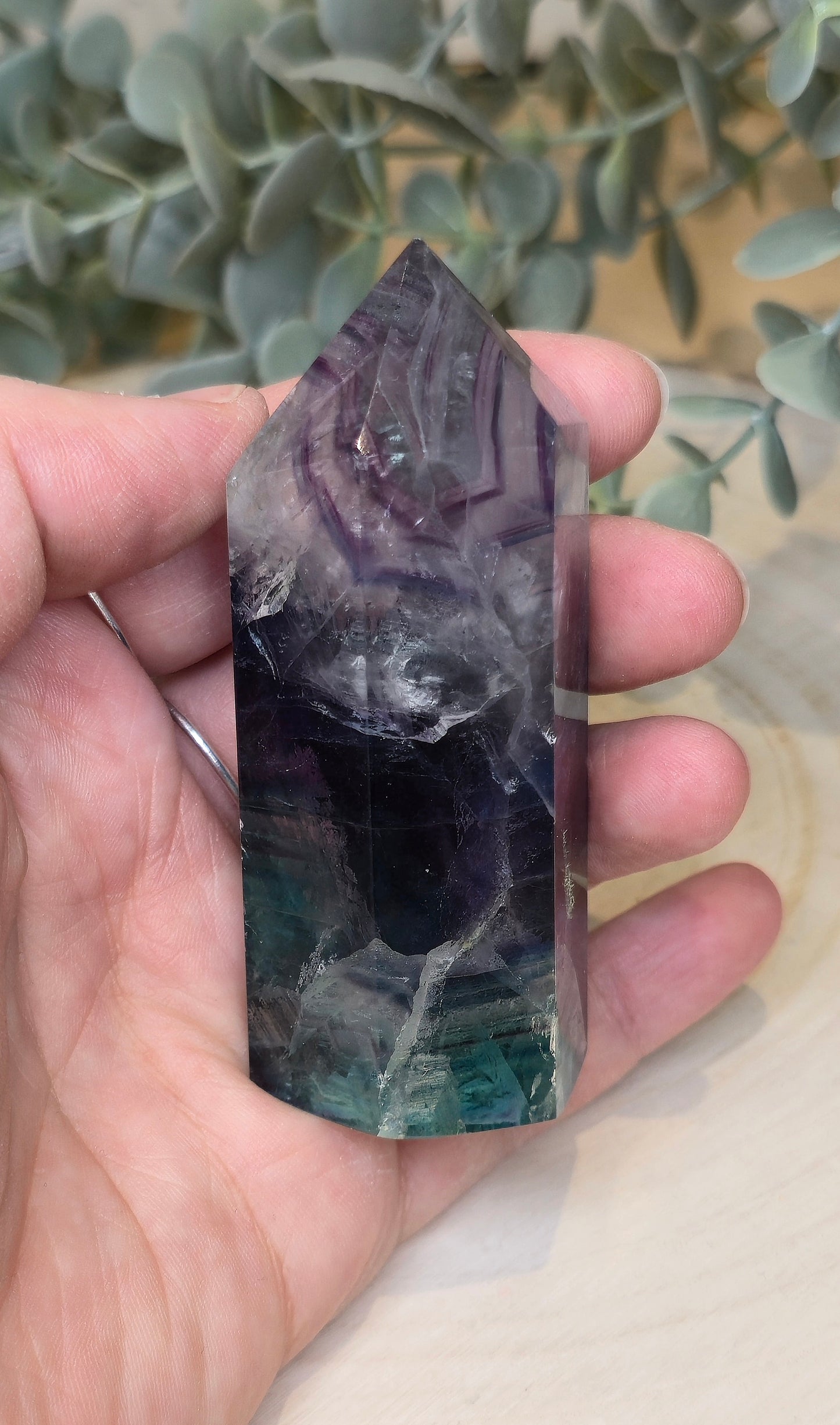 Pointe en Fluorite AA