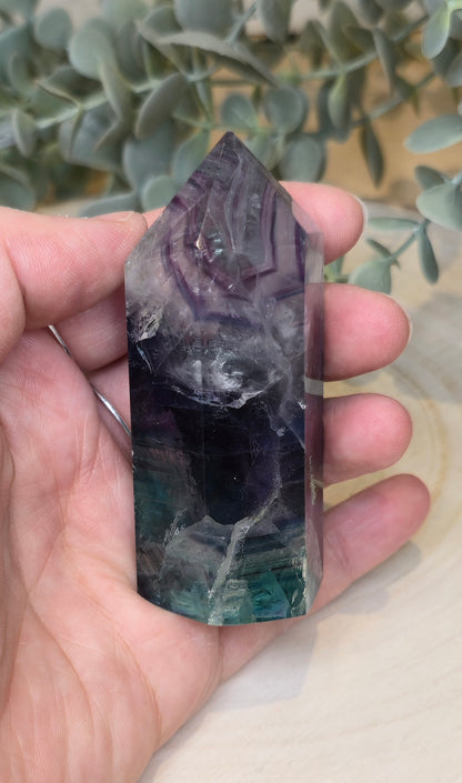 Pointe en Fluorite AA