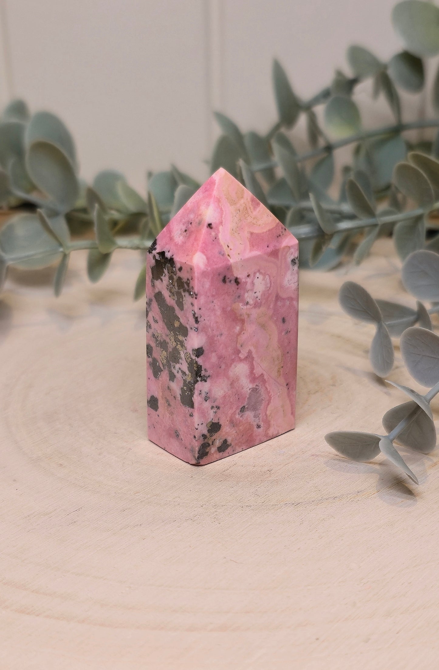 Pointe en Rhodonite du Pérou