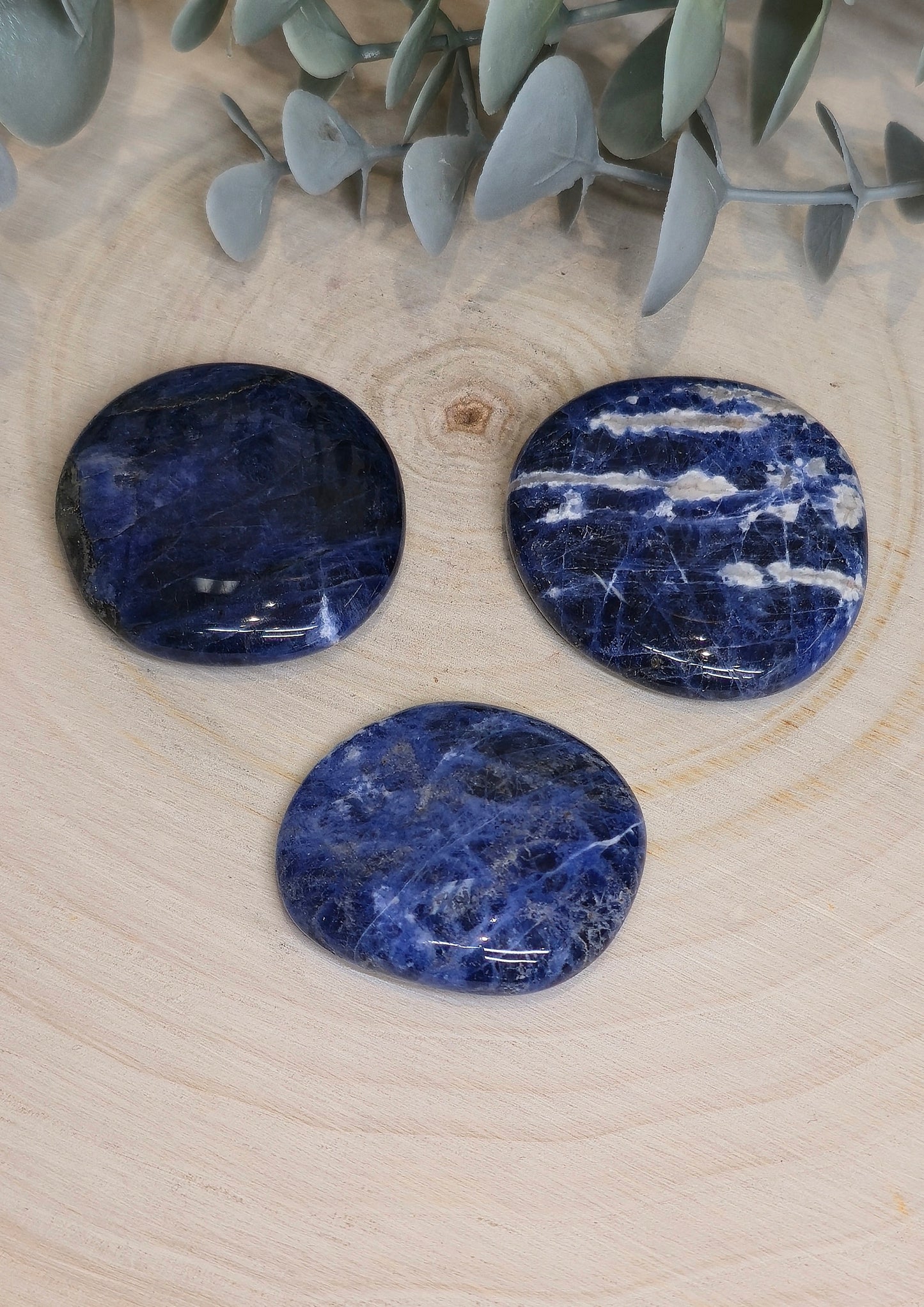 Pierre de paume mince Sodalite