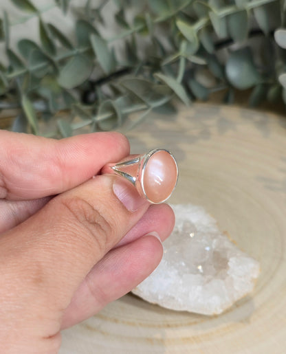 Bague Pierre de lune Pêche