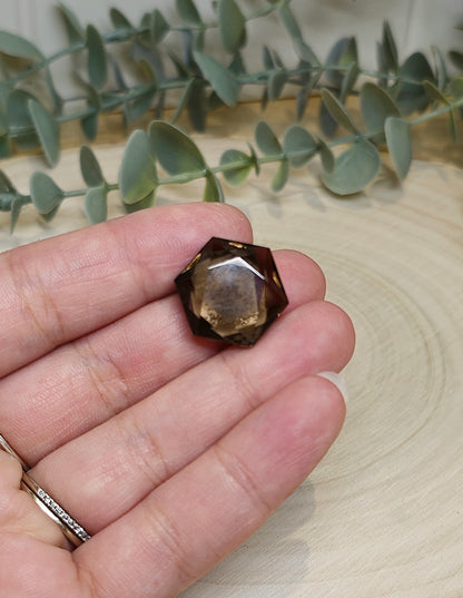 Étoile géométrique en Quartz fumé