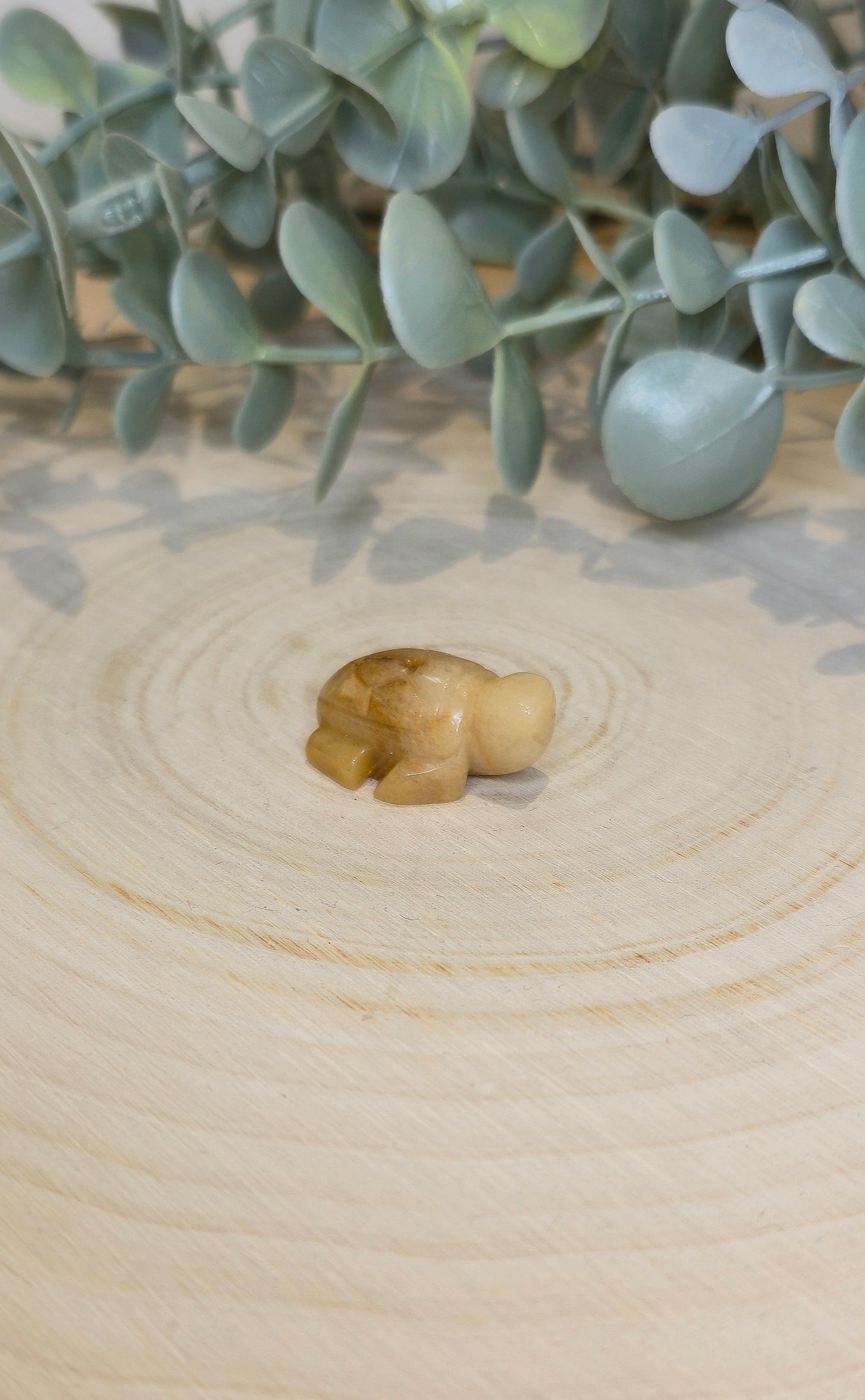 Tortue en Aventurine jaune