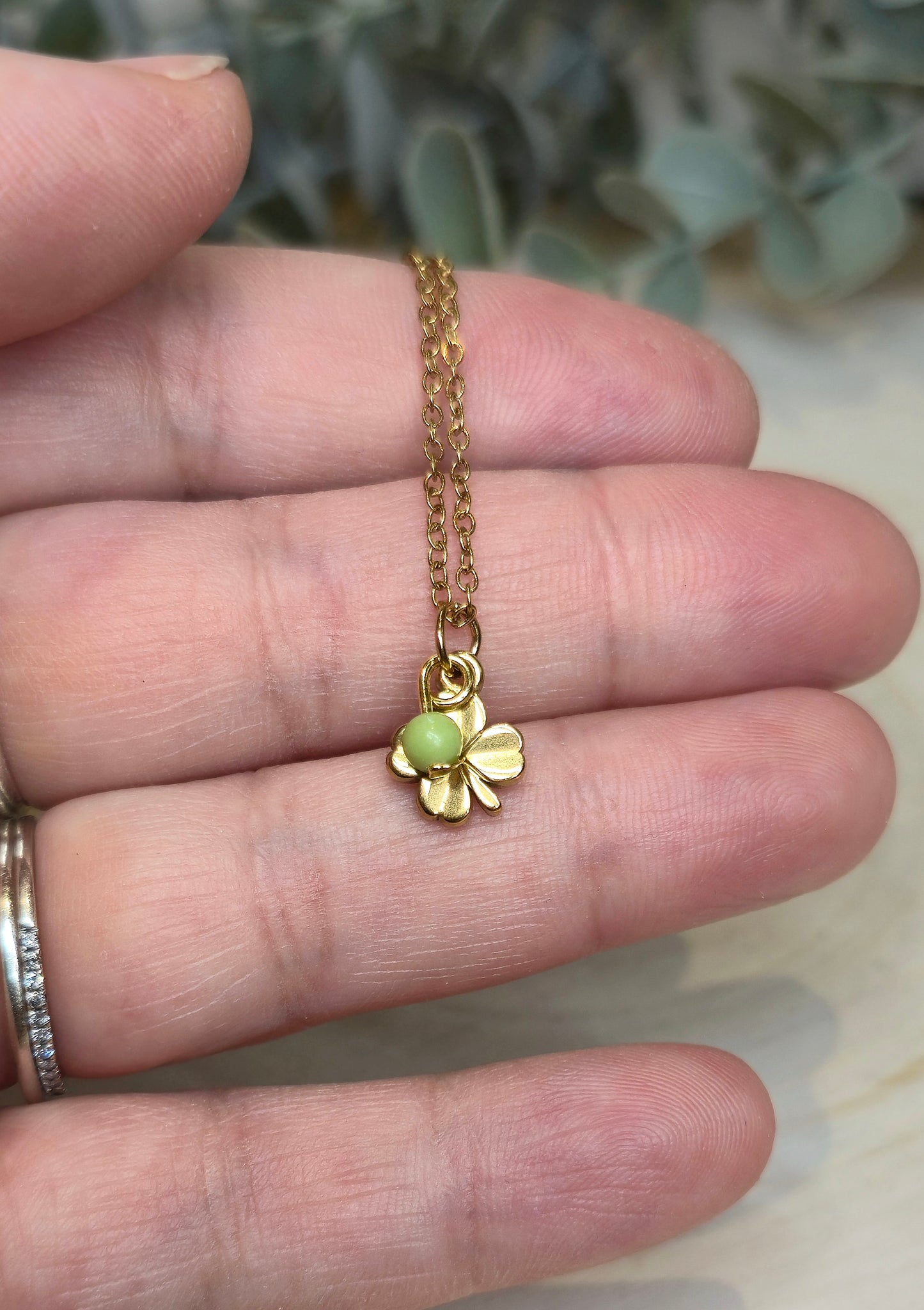 Collier petit Trèfle à 4 feuilles gold