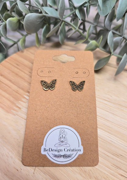 Boucles d’oreilles Papillon gold