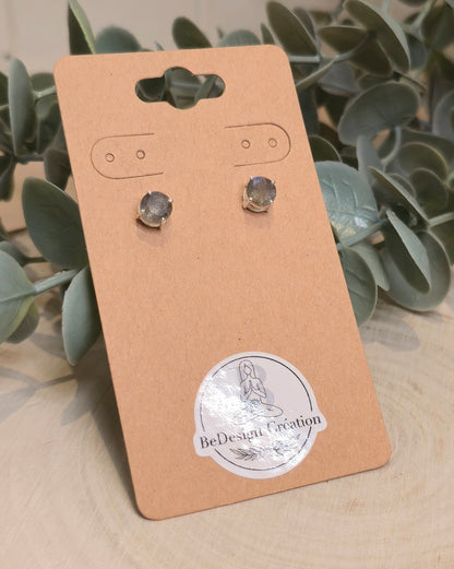 Boucles d'oreilles Labradorite