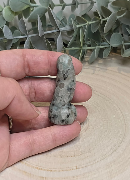 Pénis en Jaspe kiwi