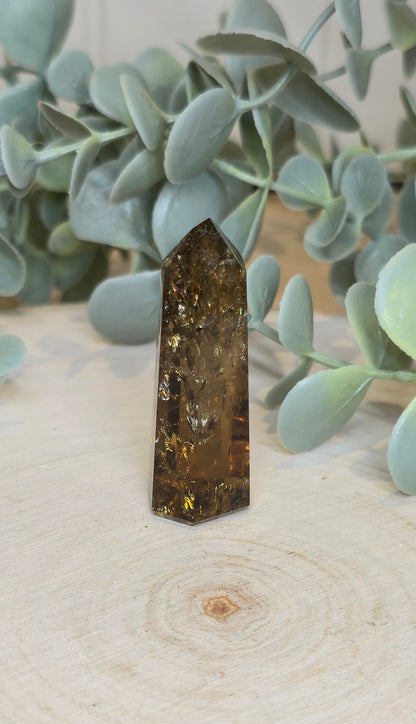 Pointe en Citrine Naturelle