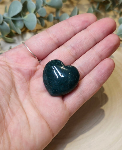 Coeur en Agate mousse