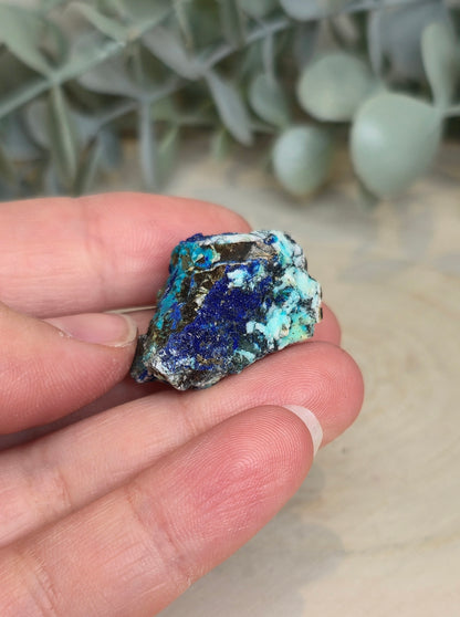 Azurite Malachite Chrysocolle brute