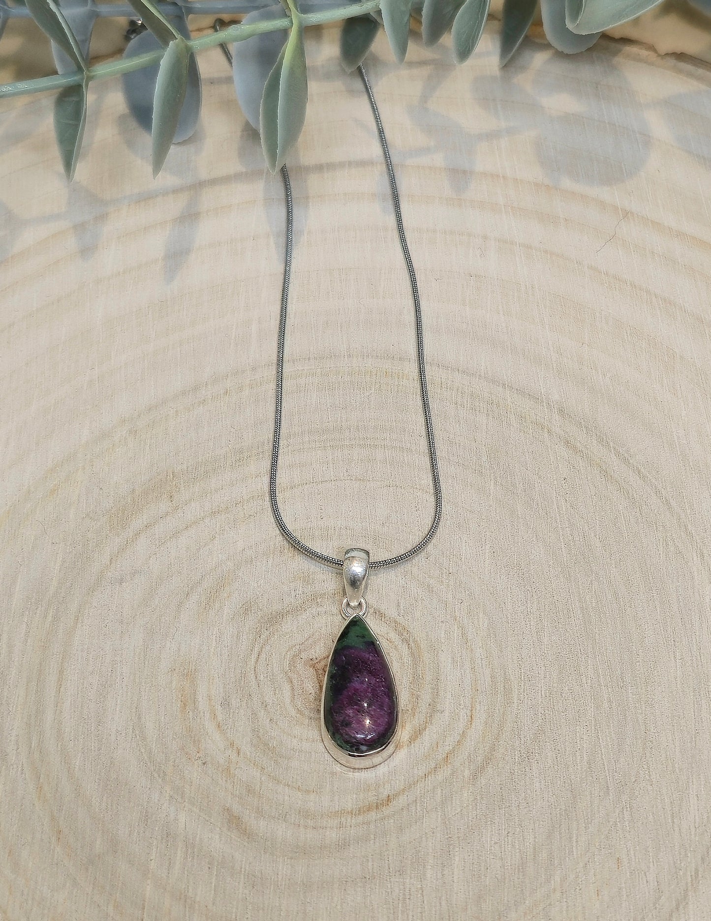 Collier Rubis Zoïsite