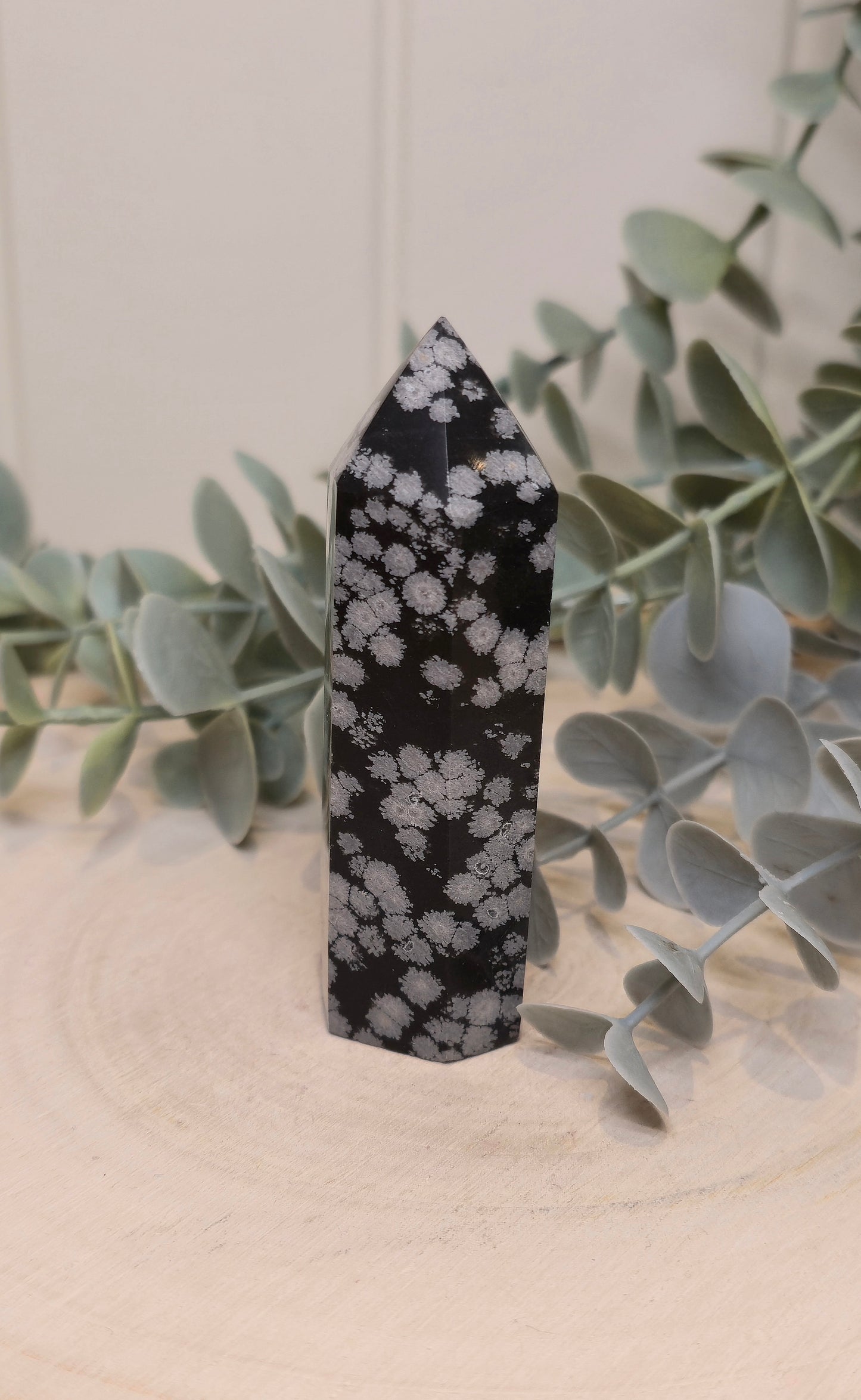 Pointe en Obsidienne Snowflake