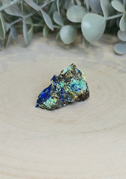 Azurite Malachite Chrysocolle brute