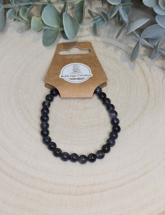 Bracelet Iolite 5-6mm