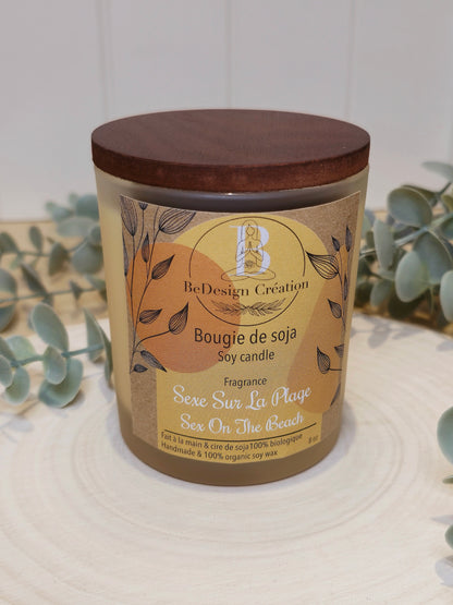 Bougie de soja - Sexe sur la plage