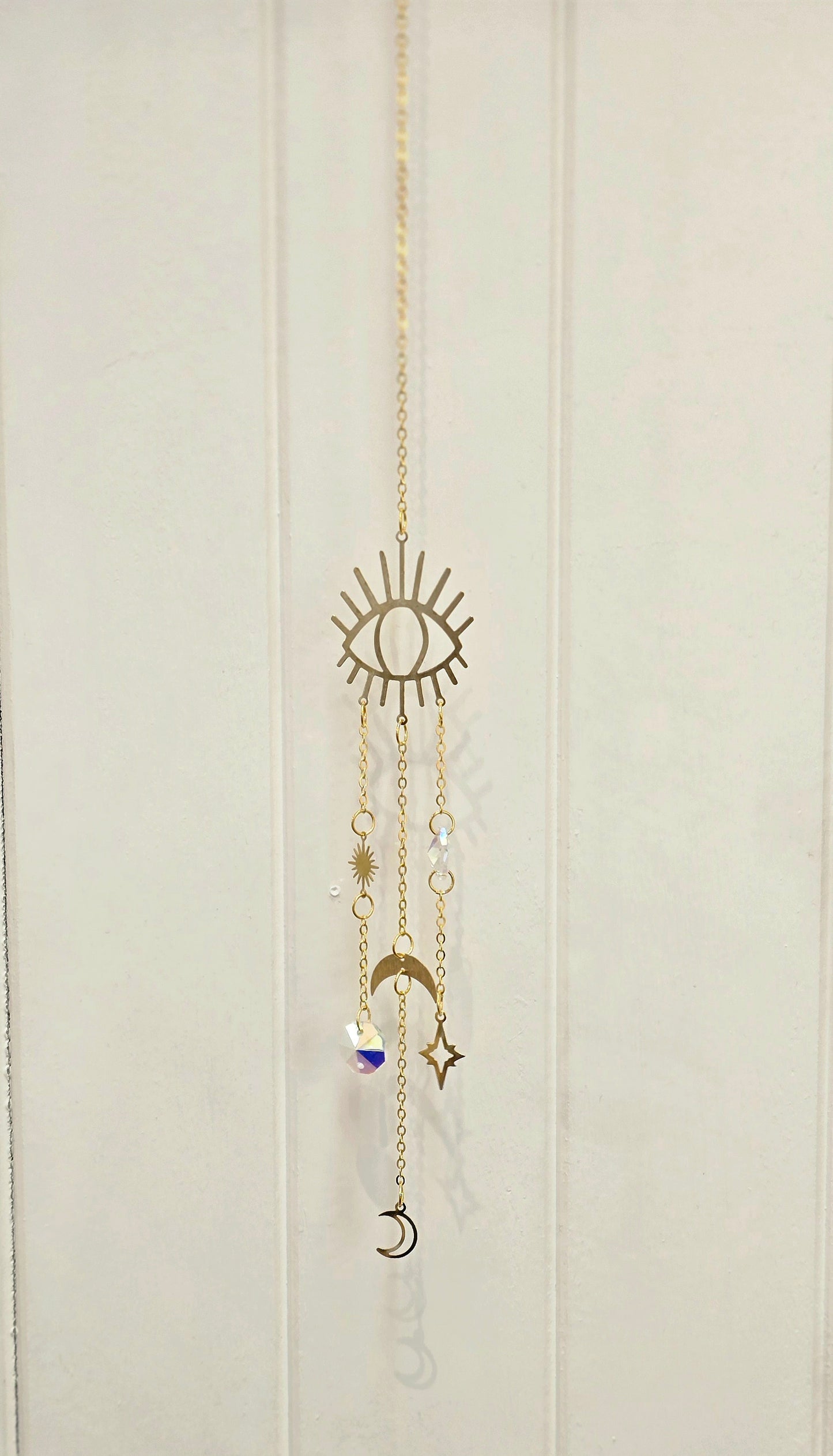 Capteur de lumière cristaux Oeil de protection Céleste