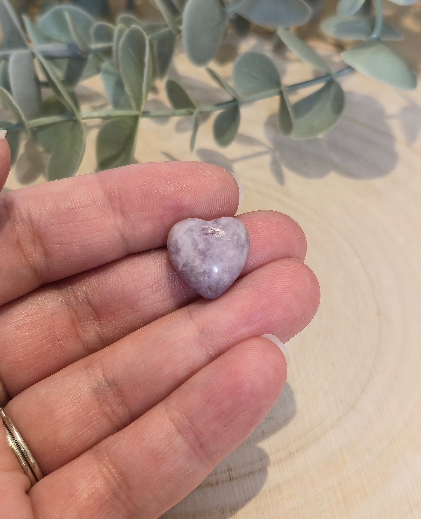 Mini Coeur en Lépidolite