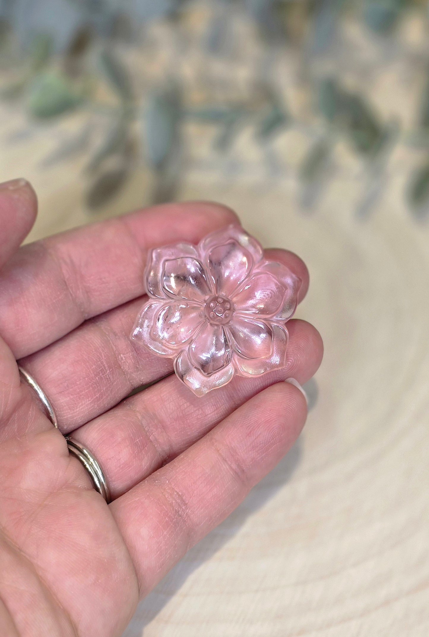 Fleur en Quartz clair