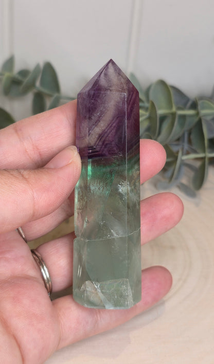 Pointe en Fluorite *réparée*