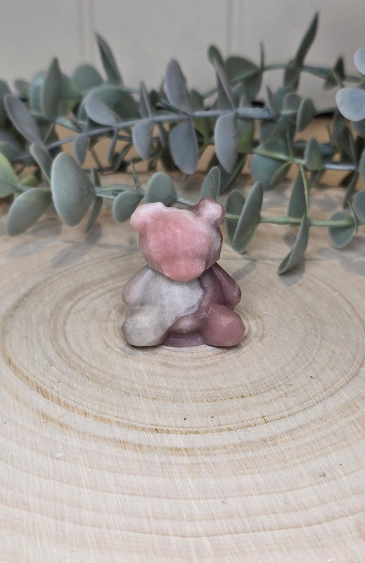 Ourson en Opale rose