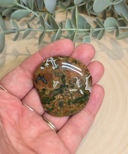 Pierre de paume mince Rhyolite