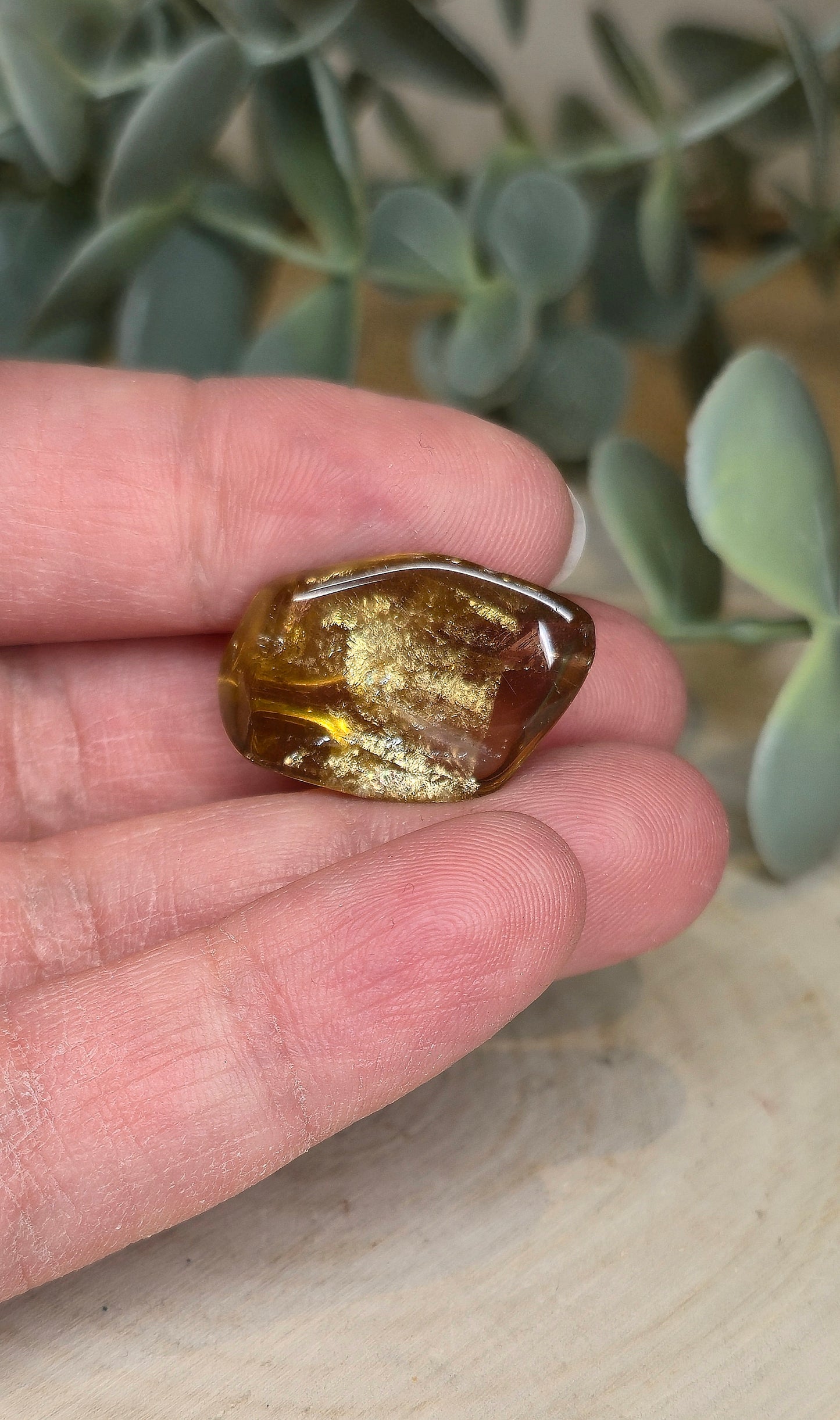 Citrine naturelle du Brésil grade extra barattée
