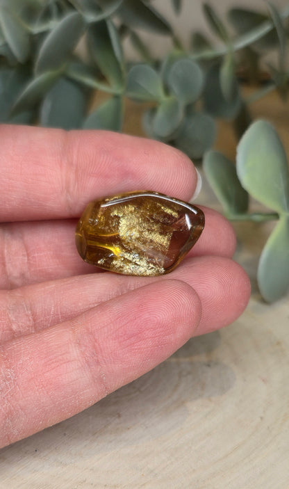 Citrine naturelle du Brésil grade extra barattée
