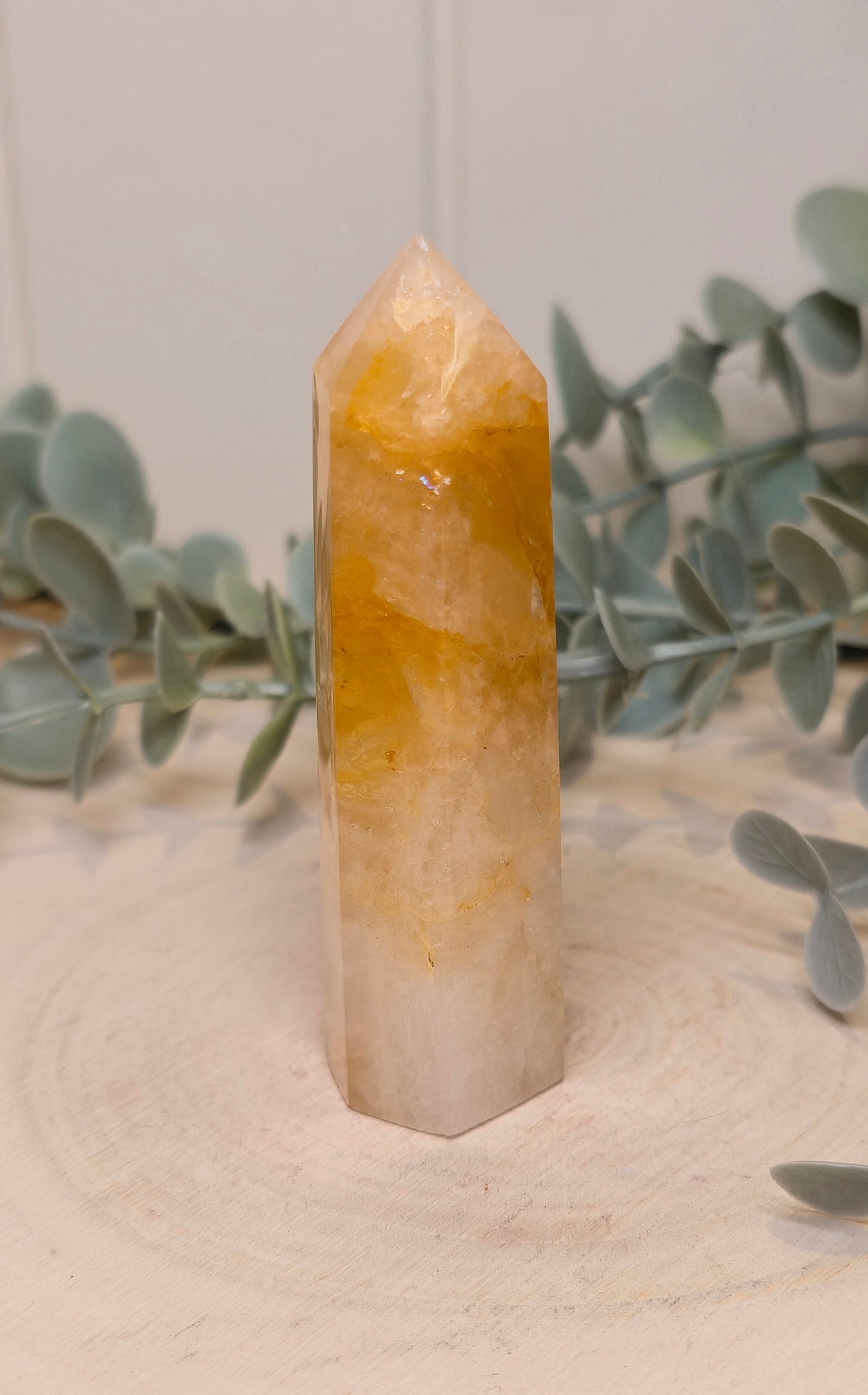 Pointe en Quartz guérisseur (Golden Healer)