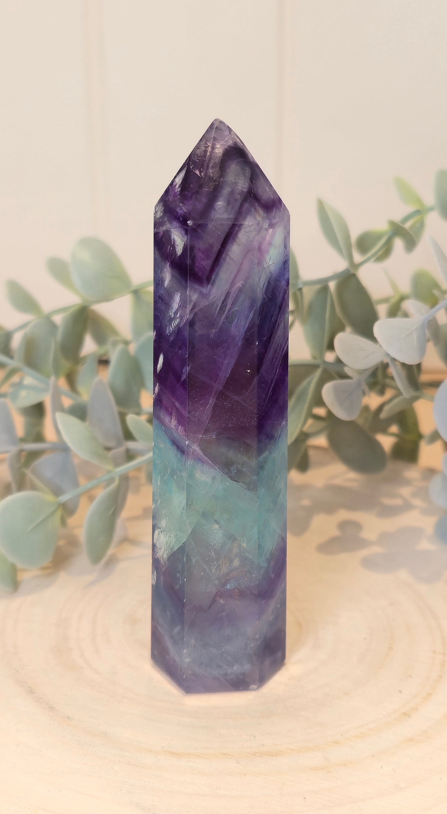 Pointe en Fluorite