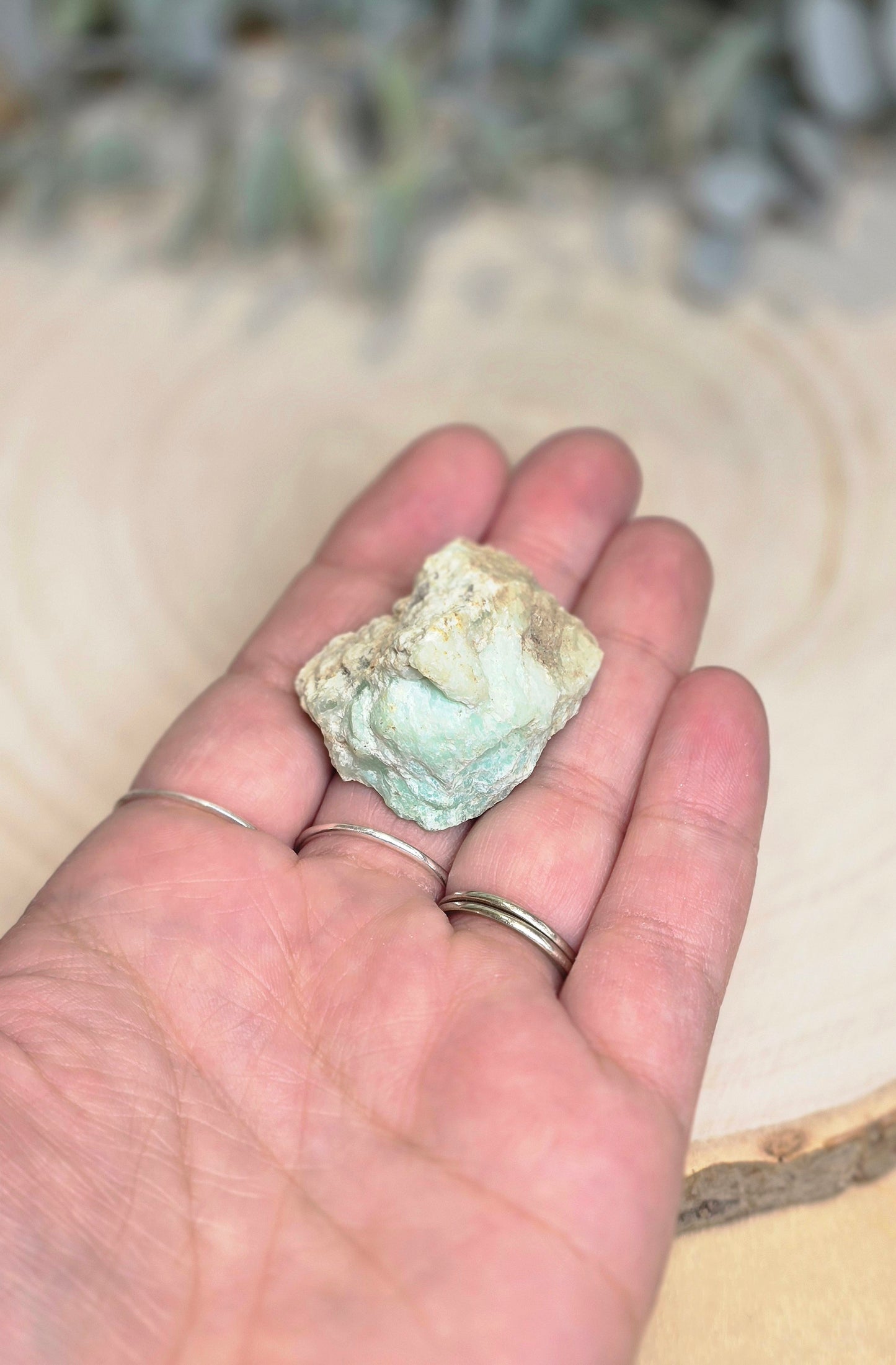 Chrysoprase brute du Brésil