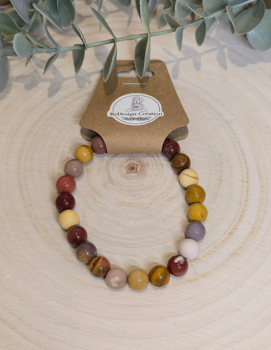 Bracelet Mookaïte 8mm