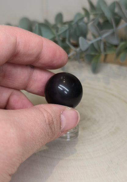 Sphère Obsidienne arc-en-ciel