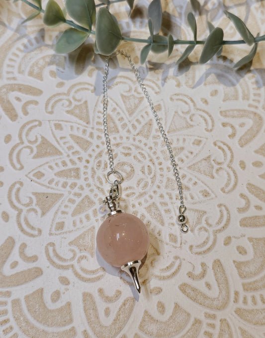 Pendule Sephoroton en Quartz rose