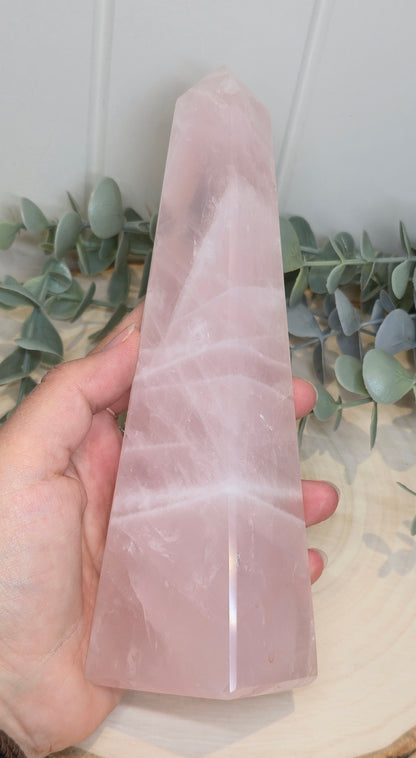 Pointe en Quartz rose