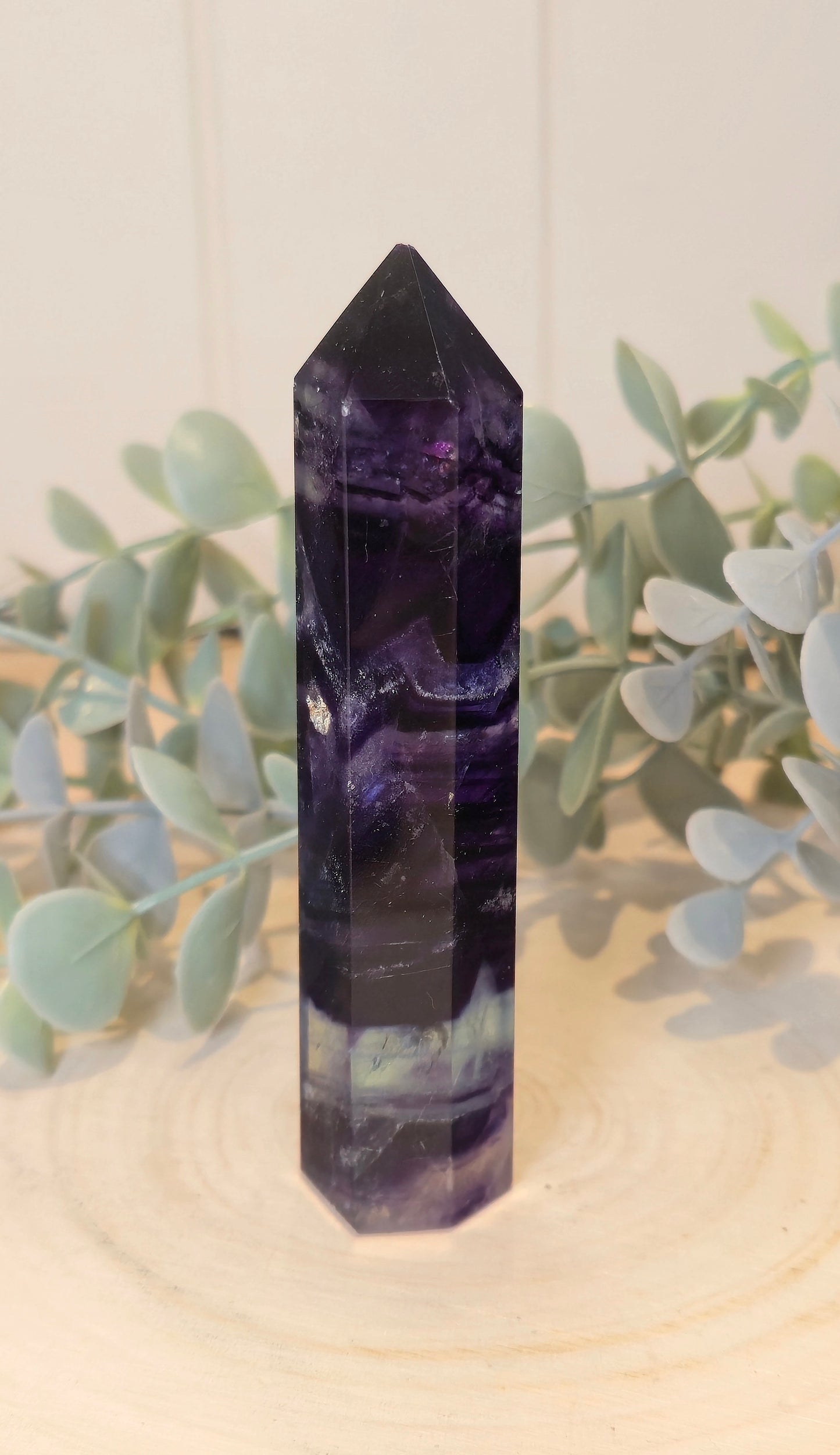 Pointe en Fluorite
