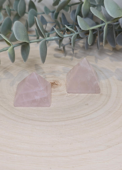 Pyramide Quartz rose