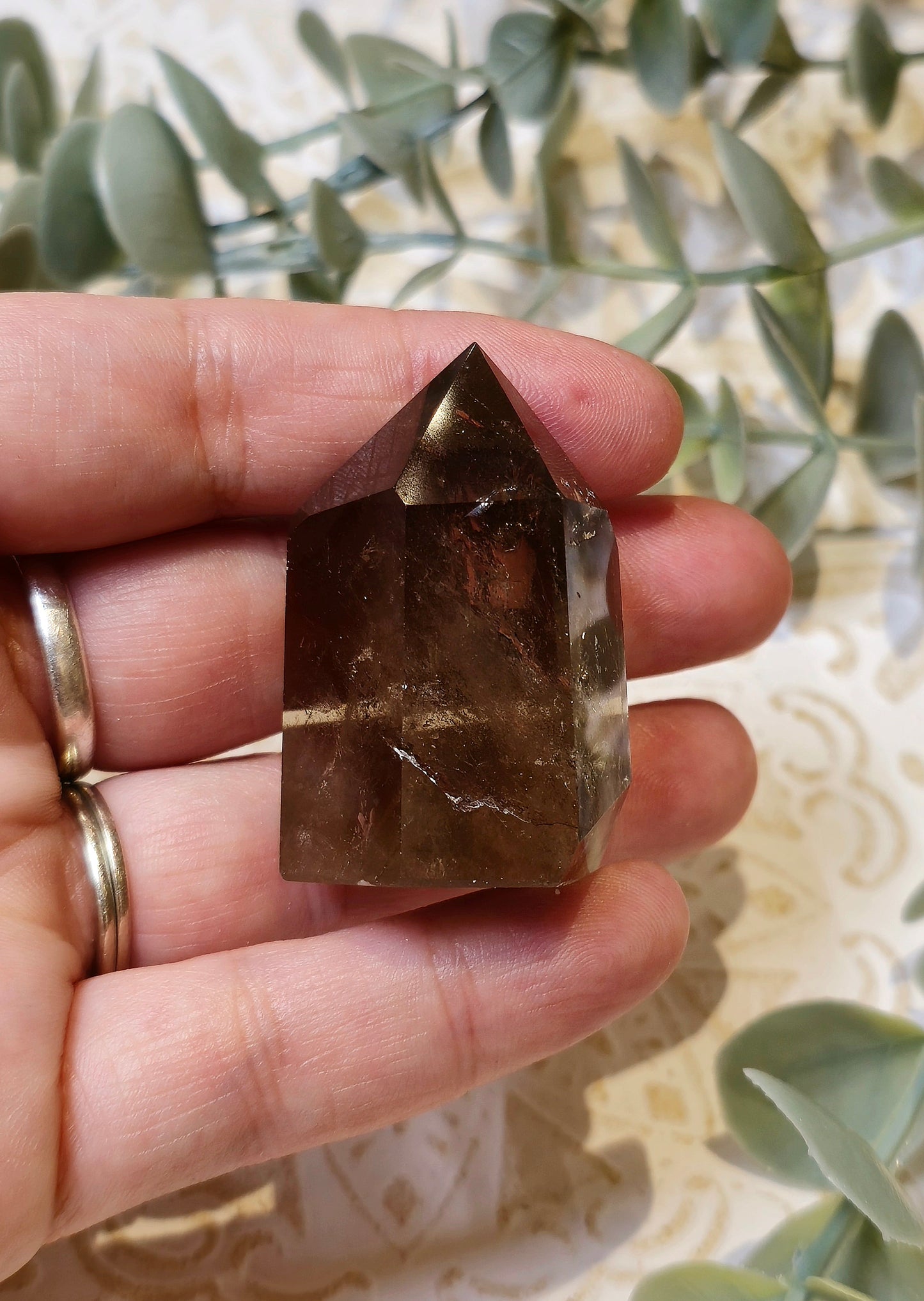Pointe en Quartz Fumé