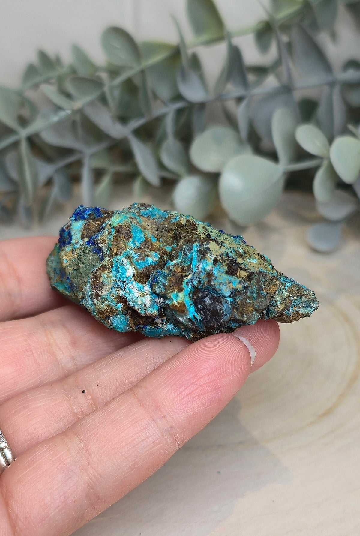 Azurite Malachite Chrysocolle brute
