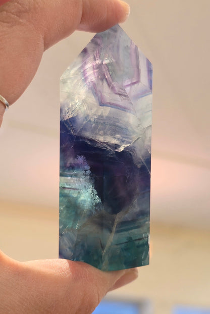 Pointe en Fluorite AA