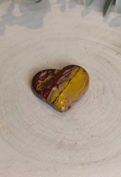 Coeur en Jaspe Mookaïte