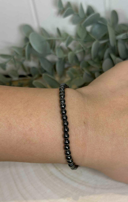 Bracelet Hématite 4mm