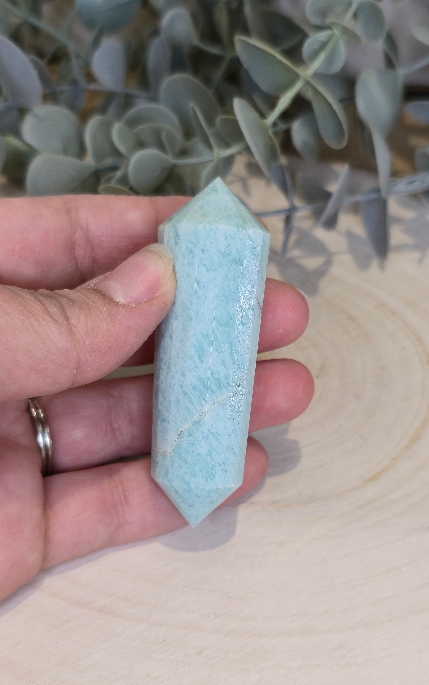 Pointe double en Amazonite (Vogel)