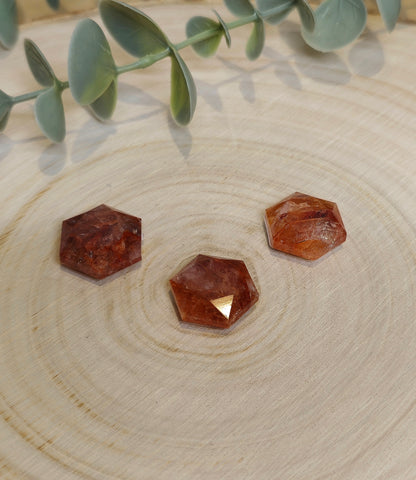 Étoile géométrique en Quartz feu