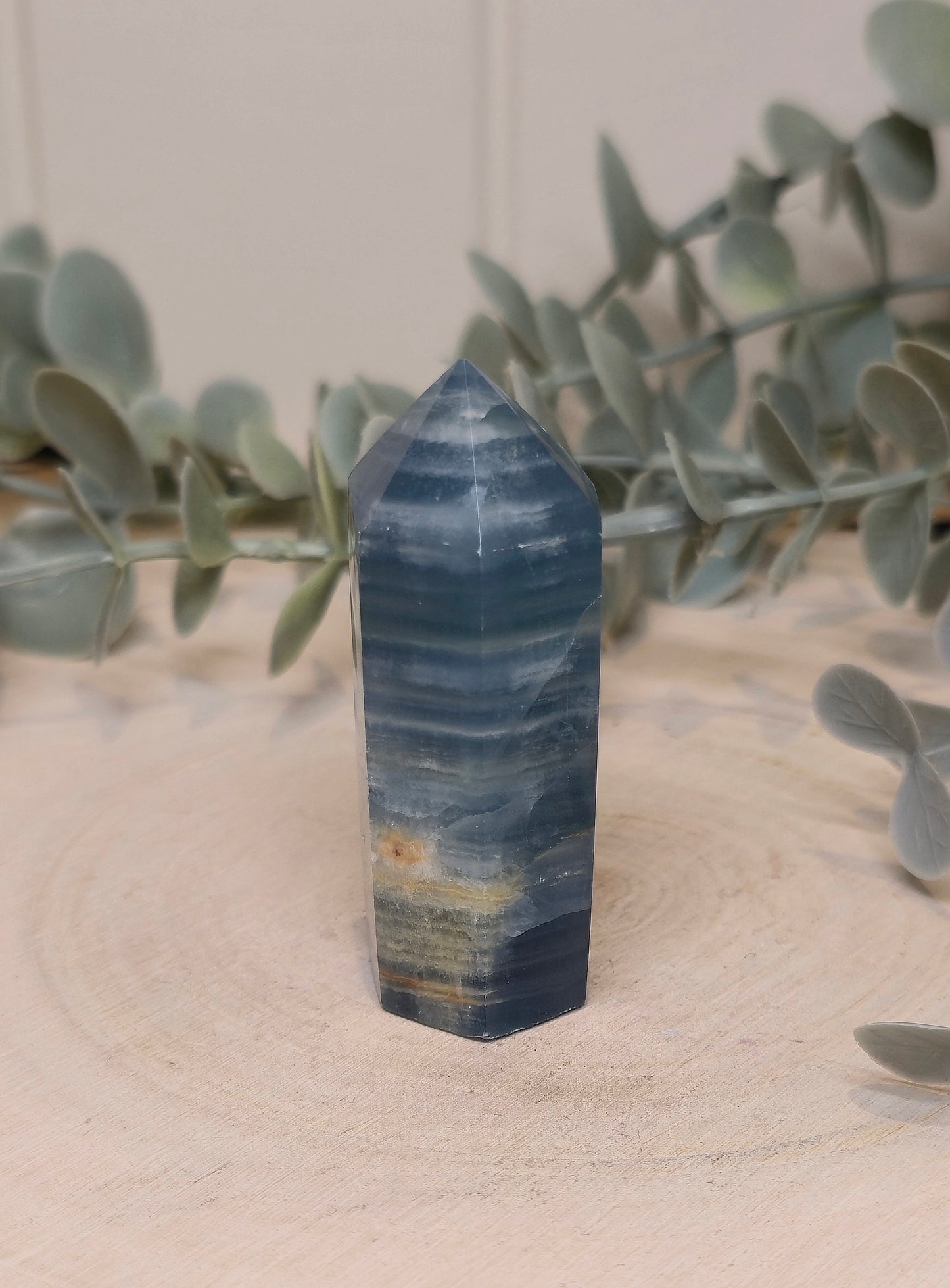 Pointe en Onyx Mexicaine bleue