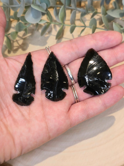 Pointe de flèche en Obsidienne