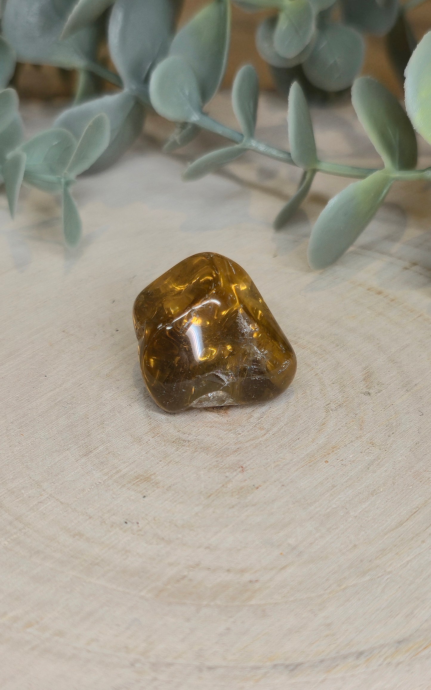 Citrine naturelle du Brésil grade extra barattée