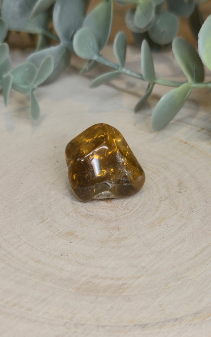 Citrine naturelle du Brésil grade extra barattée