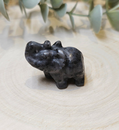 Éléphant Larvikite