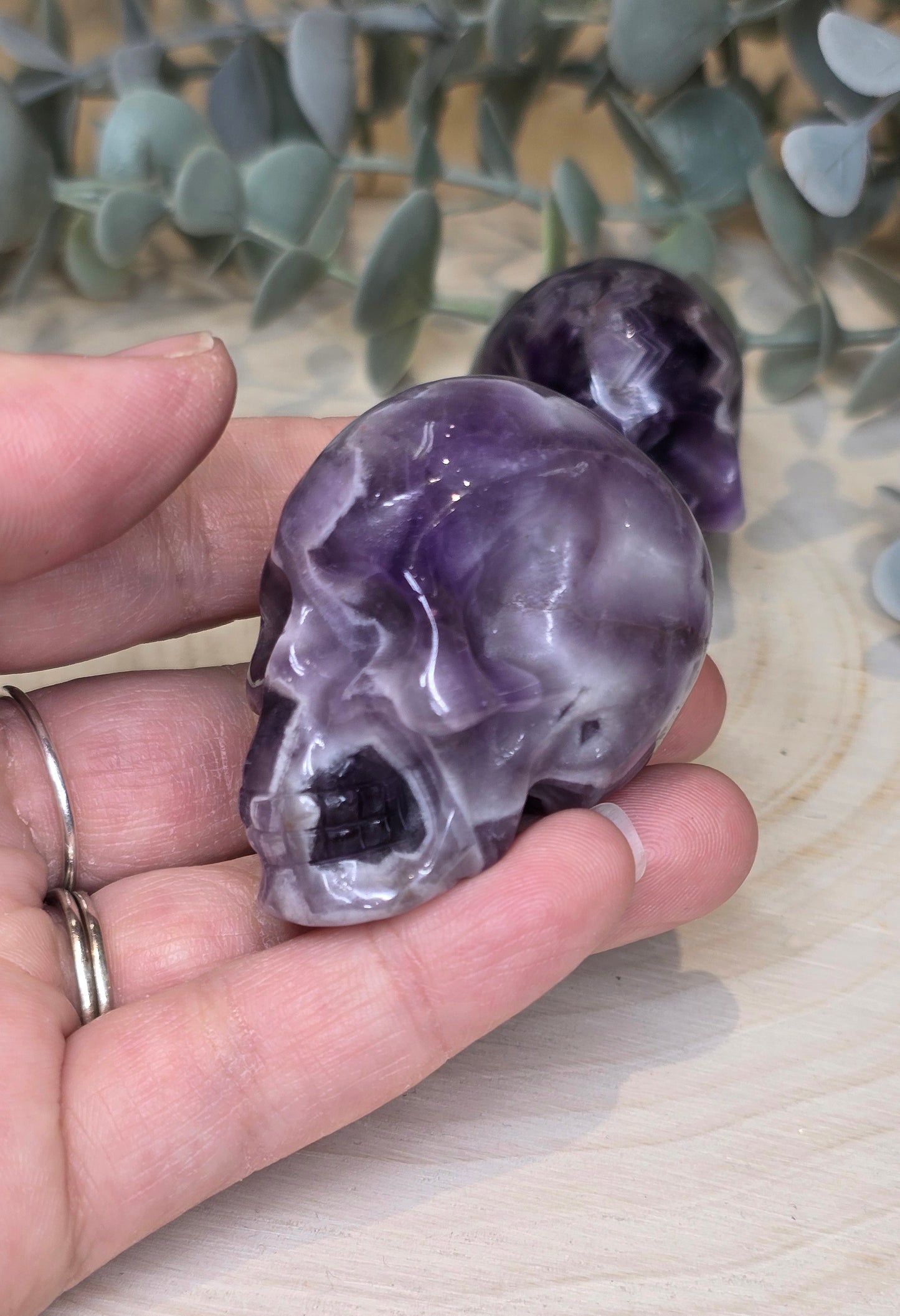 Crâne en Améthyste