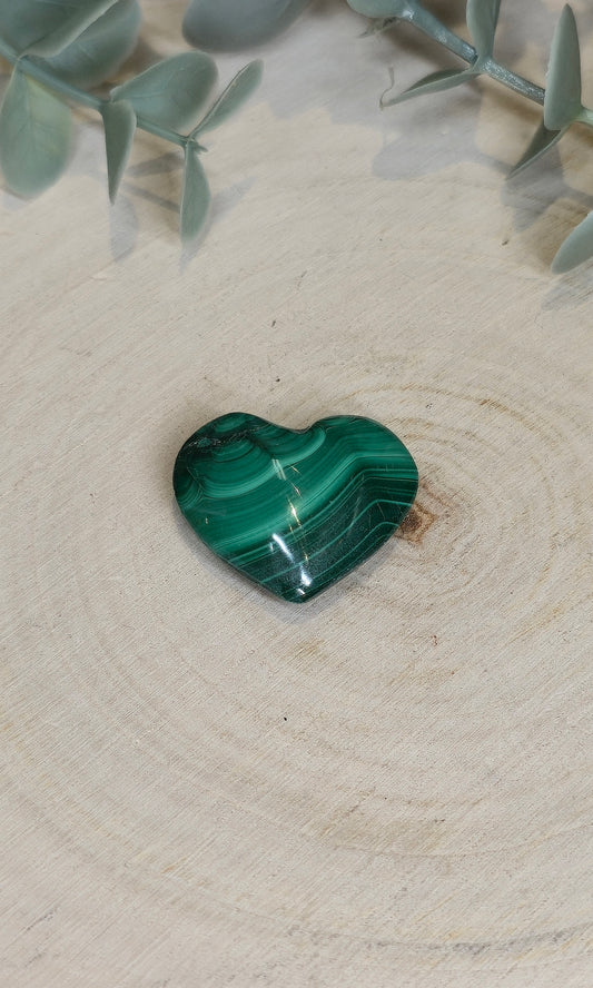 Coeur en Malachite